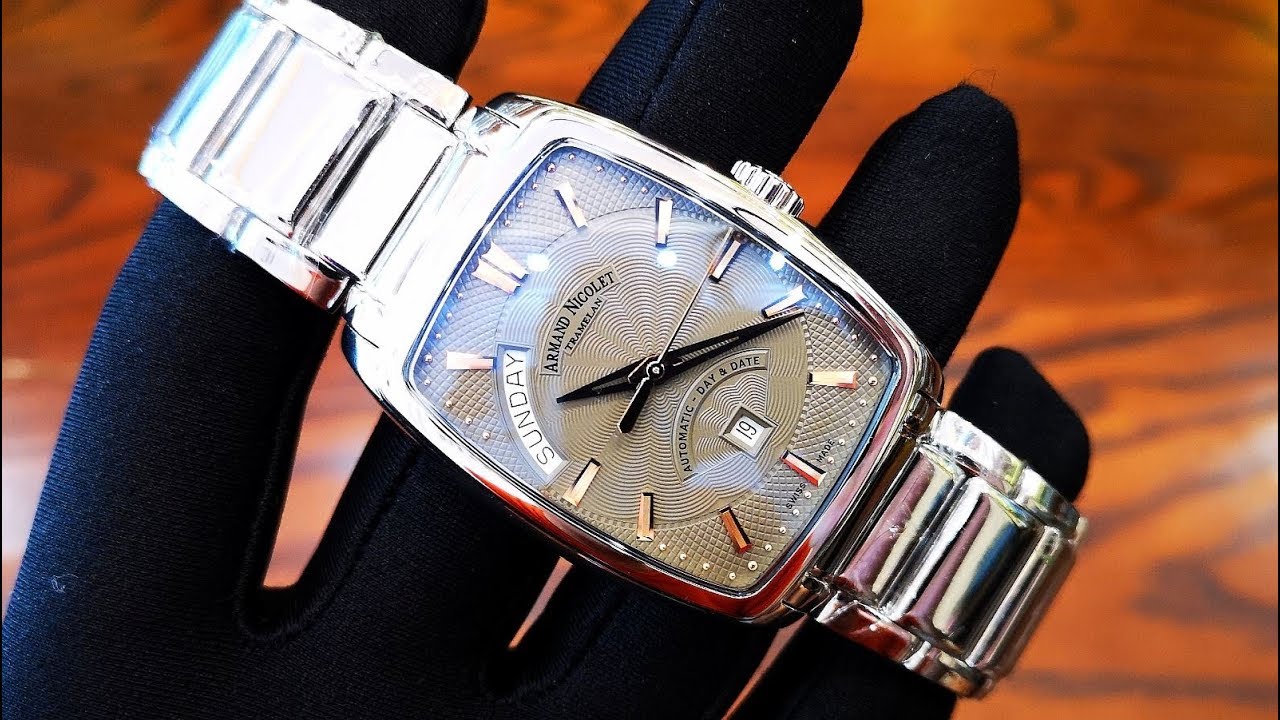 [Review Đồng Hồ] Armand Nicolet TM7 Day Date 9636A-GS-M9636-SD | ICS ...