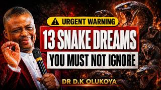DREAMS ABOUT SNAKES - MEANINGS AND PRAYERS TO CRUSH THE SERPRENT DR DK OLUKOYA