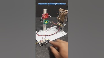 Mechanical switch transformer  // dc motor #youtube shorts #tech #experiment #dcmotor #diy #shorts