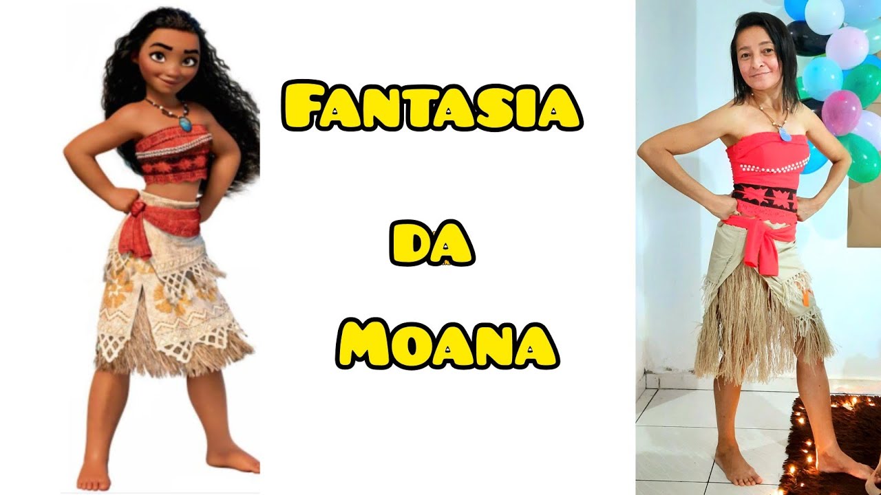 Fantasia da moana simples