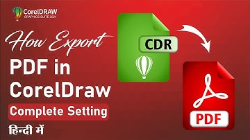 How to Create PDF in Coreldraw | Offset printing profile settings | CorelDraw by Ashish