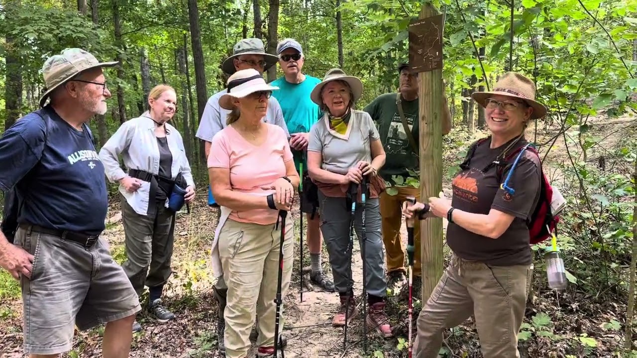 Sierra Club Hoosier Chapter hike at Paynetown State Recreation Area in Bloomington, IN, 9.12.24