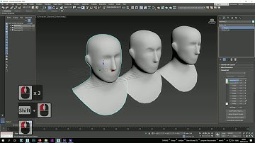 quarantine 2020 03 23 3DsMAX, morph targets, simple cloth simulation using mass fx export to .fbx