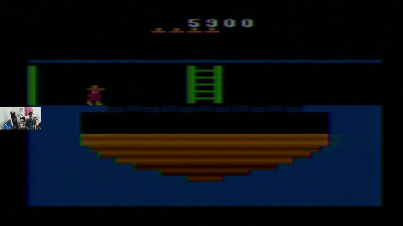 Montezumas's Revenge Starring Panama Joe on ATARI 2600 in 1080p