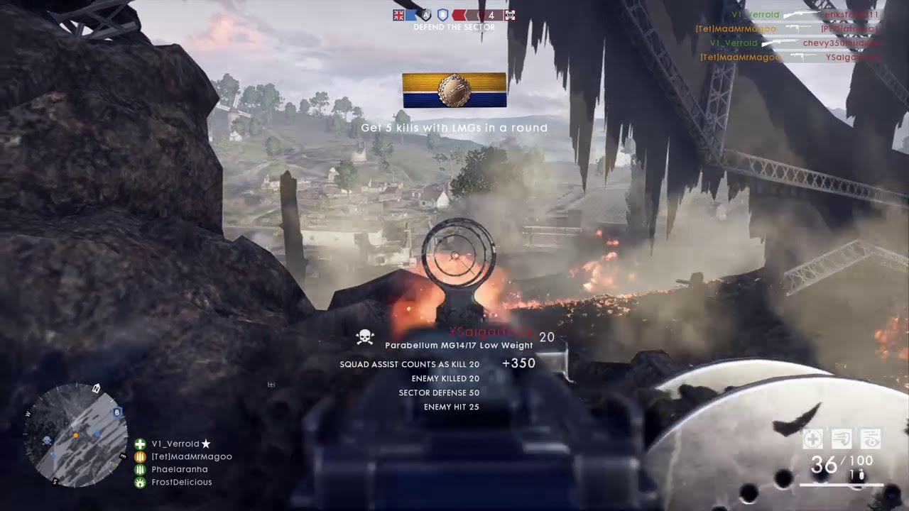 Battlefield™ 1 Squad of swiss cheese. YouTube