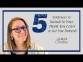 Interview Thank You Letter