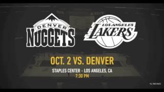 Lakers 2017 Preseason Schedule