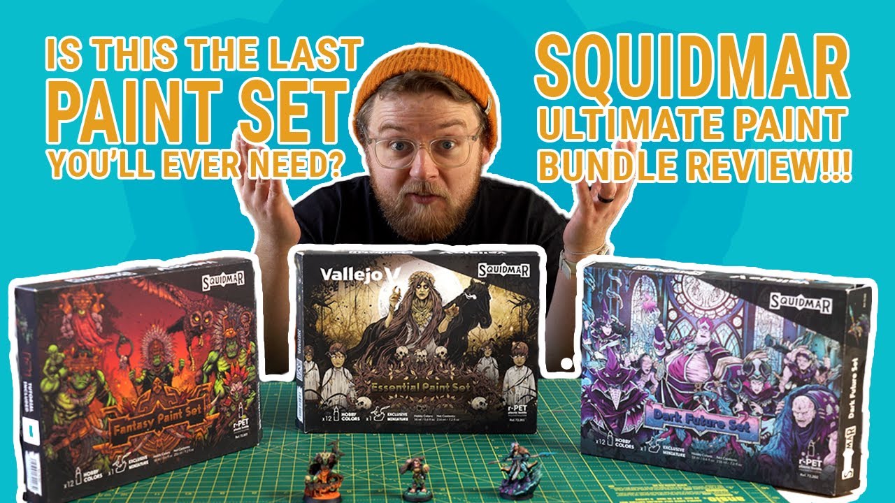 IS THIS THE LAST PAINT SET YOU'LL EVER NEED?  - SQUIDMAR CORE PAINT SET REVIEW