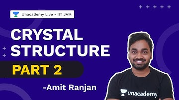 Crystal Structure Part 2 | IIT JAM 2022 | Physics | Amit Ranjan | Unacademy Live IIT JAM