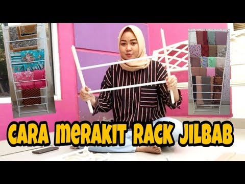  Cara  mudah merakit rak  jilbab  kerudung amazing rack YouTube