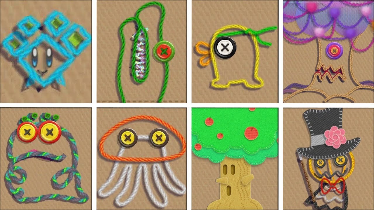 Kirby's Epic Yarn All Characters & Enemies (Full Cast) YouTube