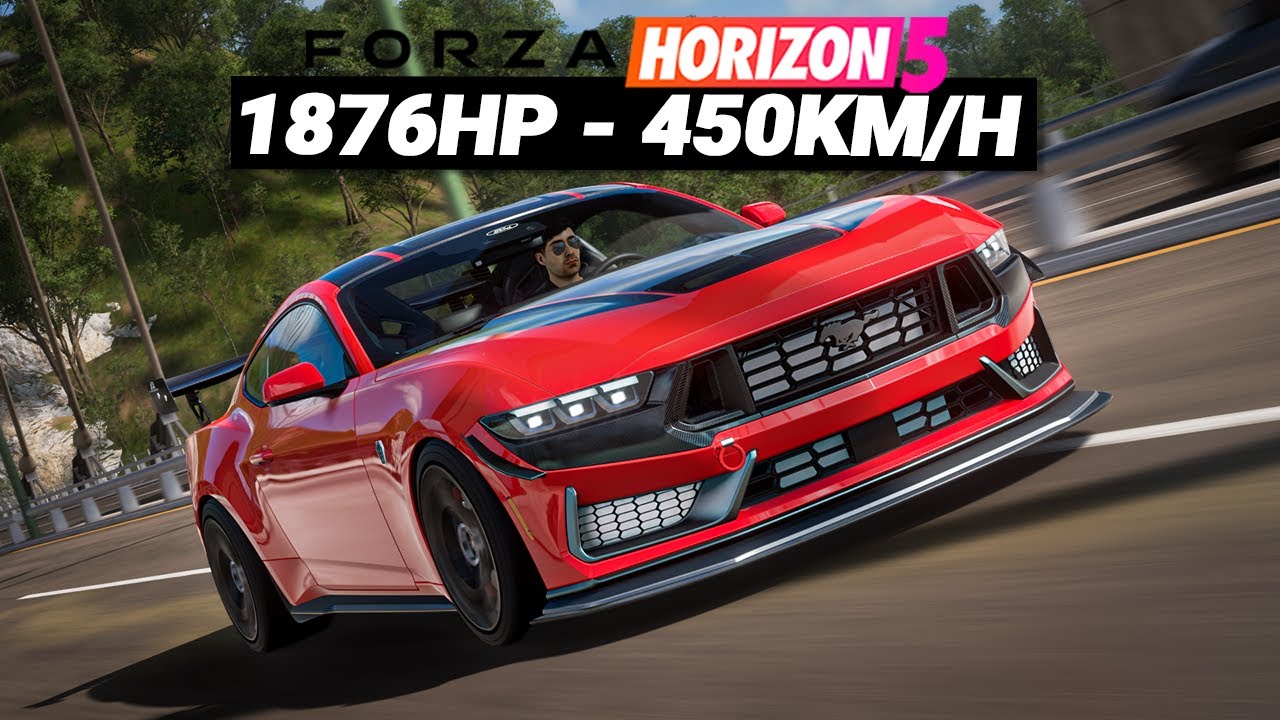 MUSTANG DARK HORSE COM 1876HP - FORZA HORIZON 5 - YouTube