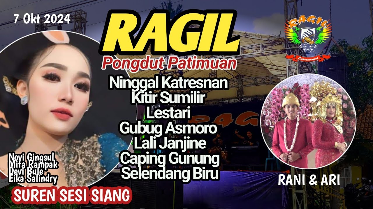 NINGGAL KATRESNAN - SPESIAL PONGDUT CAMPURSARI -  - RAGIL PONGDUT