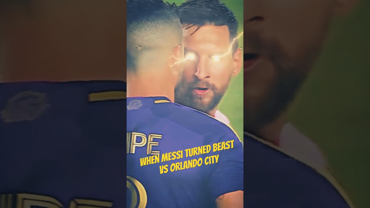 When MESSI turned into a BEAST Vs Orlando City #messi #orlandocity #beastmode #crazygoals #goat