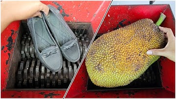 Satisfying Shredder Crushes 100 Things Soft and Hard– Oddly Relaxing!