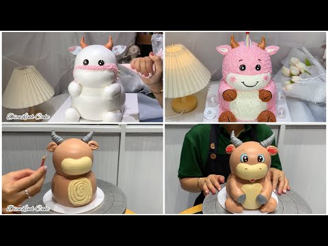 Video Làm bánh kem Trâu 3D | Making 3D Buffalo Cream Cake - youtube