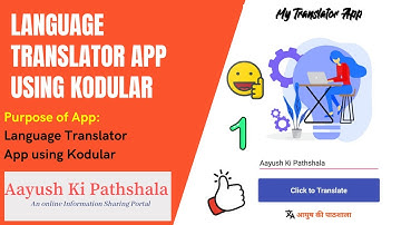 Language Translator App using Kodular by Aayush Patel | First app in Kodular
