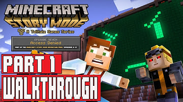 Minecraft Story Mode Episode 7 Gameplay Walkthrough Part 1 (No Commentary) FULL GAME