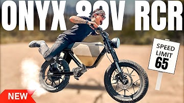 New 80V ONYX RCR – 18,000W E-Moto First Ride & Review + CRASH! 😳