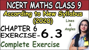 Ex 6.3 Class 9th maths ncert solutions |Chapter 6 Lines and angles |All Questions |New Syllabus 2020