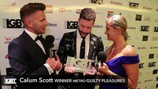 Backstage With Metro Guilty Pleasure Winner Calum Scott | British LGBT Awards 2018