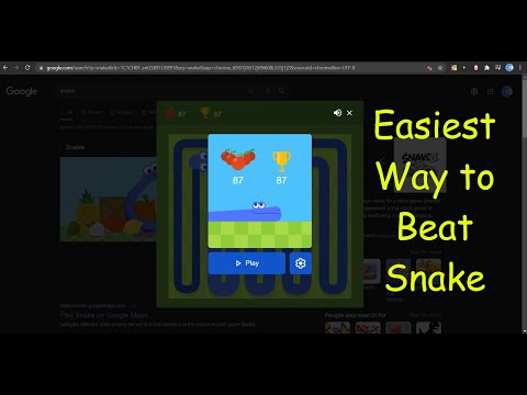 Playing Google Snake & Drawing Google Snake 