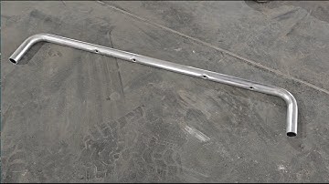 DW38CNC3A1S-C automatic pipe bending machine with Hole punching function, pipe bending and punching