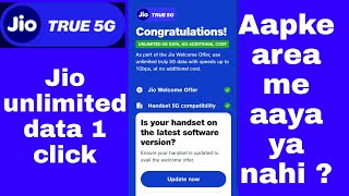 How to enable jio5g welcome offer screenshot 4