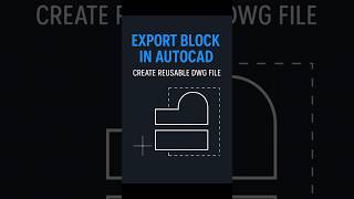 Save AutoCAD Blocks as DWG Files—WBLOCK Explained #AutoCAD #Tutorial