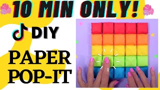 10 MIN DIY Origami PAPER Pop-It [VIRAL TIKTOK FIDGET TOY] screenshot 1