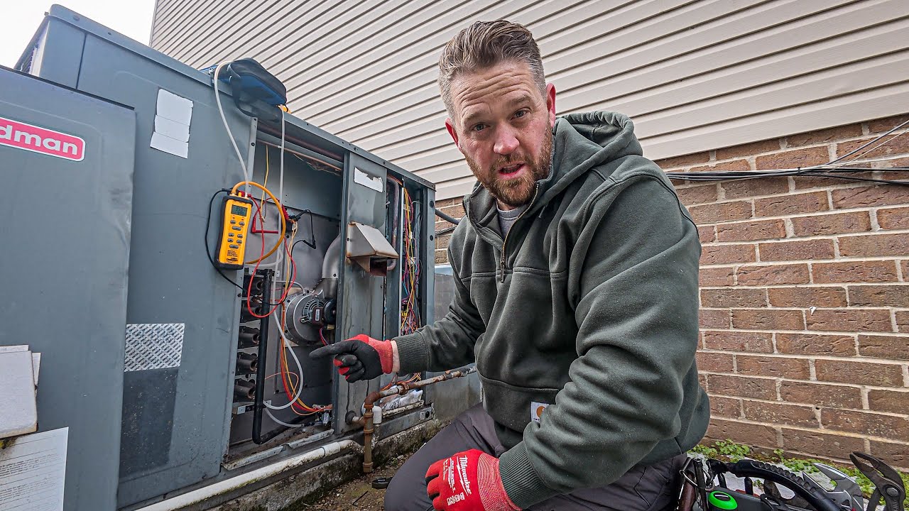 На кондиционере Goodman нет отопления.... Неправильно установлен с 2010 года?!