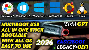 How to Create a Multiboot USB for Windows 7, 8.1, 10 & 11 | All-in-One Bootable Pendrive 2025