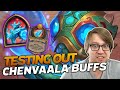 Testing Out the Chenvaala Buffs! | Hearthstone Battlegrounds | Savjz