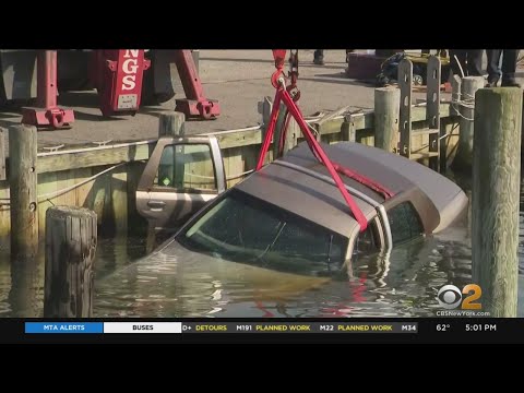 Couple Rescued By Good Samaritans, Police After Car Goes Into Canal Off Montauk Highway