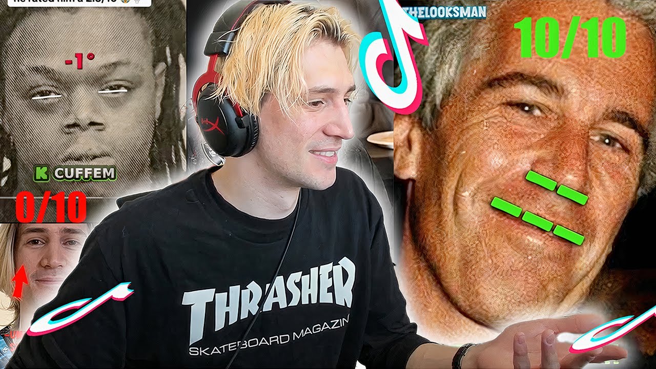 XQC отреагировал на БЕЗУМНЫЕ рейтинги знаменитостей на TikTok