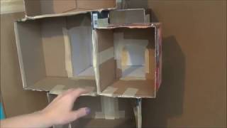 Tree Dollhouse Part 1 Putting Boxes Together