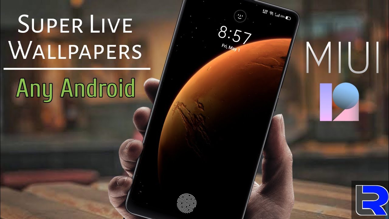 MIUI 12 Super Live Wallpapers for any android phone ft.Realme X2 | NO ROOT