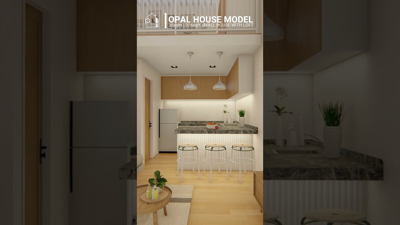35sqm SMALL HOUSE WITH LOFT Minihome Lofthouse Microhouse Budgethomes Smallhome