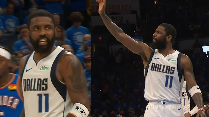 Kyrie Irving gets into it with trash talking OKC fan then waves goodbye after Mavs win 😂 - DayDayNews