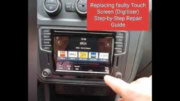 Replacing Faulty Touch Screen (Digitizer)on VW Delphi MIB2 YD7 |VW Caddy, Golf 7, Passat B8, Tiguan