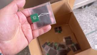 Compressed tea cake flat package nylon mesh tea bag packaging machine #teacake #teacakes