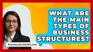 What Are the Main Types of Business Structures? - BusinessGuide360.com