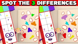Spot 3 Differences Game For Kids | Numberblocks Edition Level 2