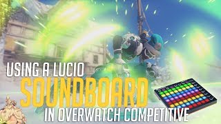 Using a Lucio Soundboard in Overwatch Competitive! (Overwatch Trolling)