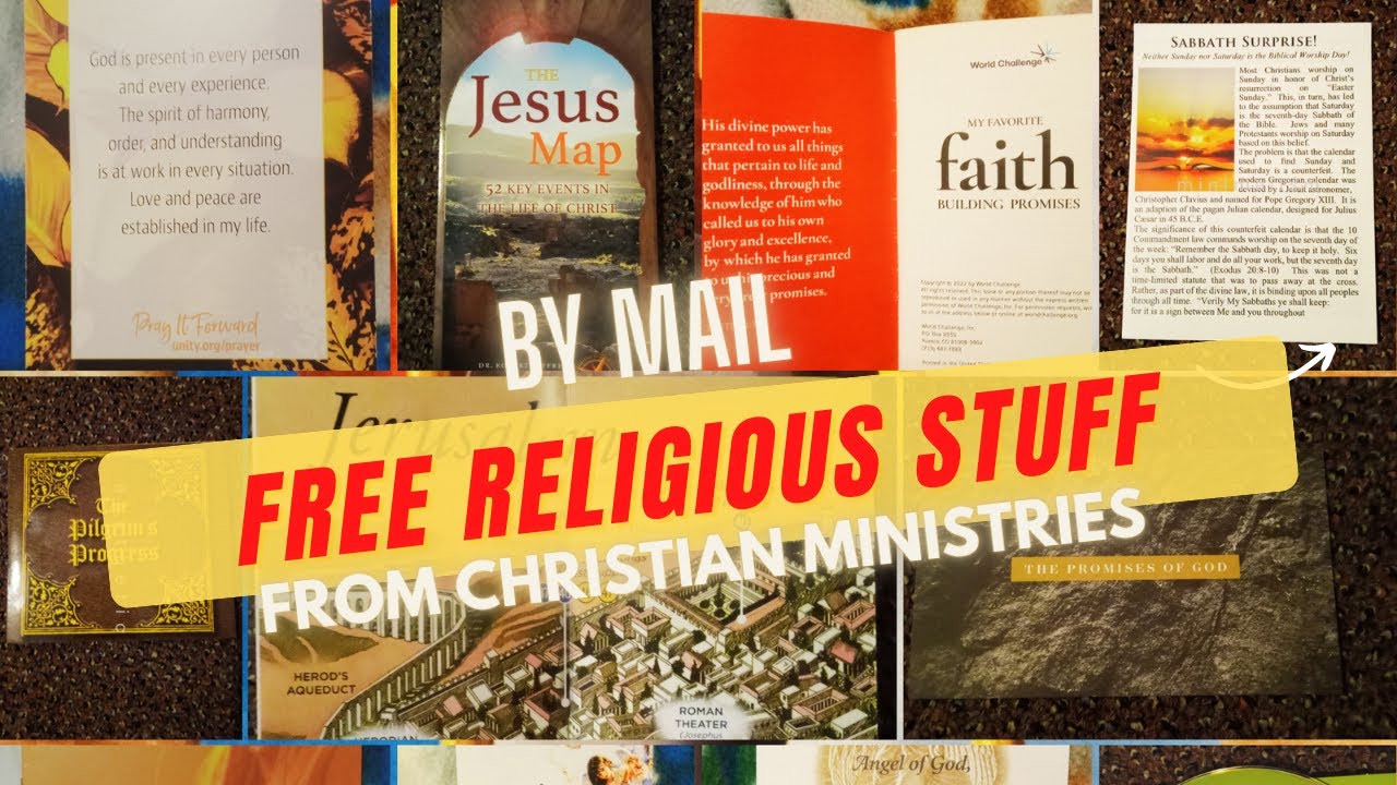 Free Religious Stuff from Christian Ministries in America YouTube