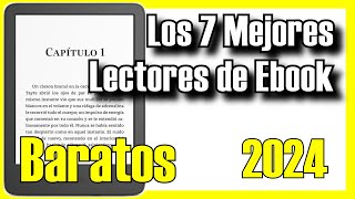 📚🔥 7 MEJORES Lectores de Ebooks BUENOS y BARATOS de Amazon [2024]✅[Calidad/Precio] eReaders Kindle