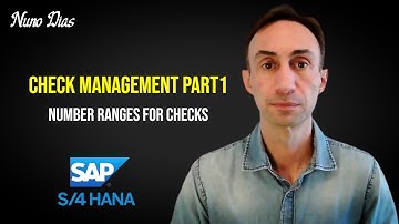How to Define Number Ranges for Checks: SAP S/4 HANA