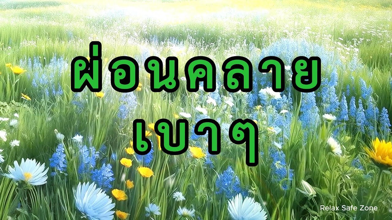 ผ่อนคลายเบาๆ • ฟังสบาย • คลายสมอง • ฮีลใจ • คลายเครียด • มีสมาธิ - Relax Safe Zone