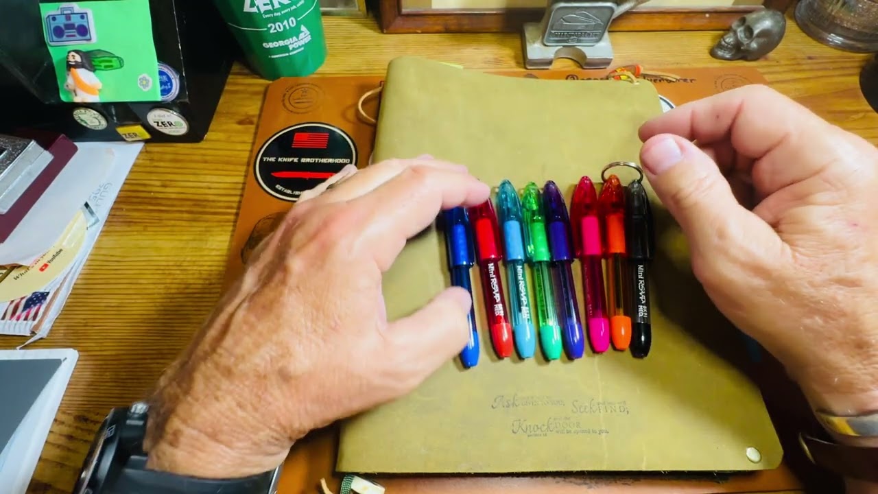 Mini- Pens and Notebook Cover