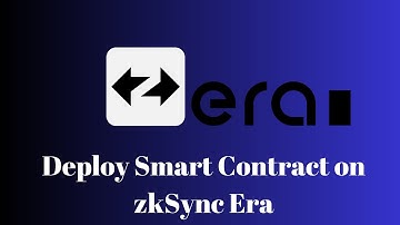 Deploy Smart contract on zksync era
